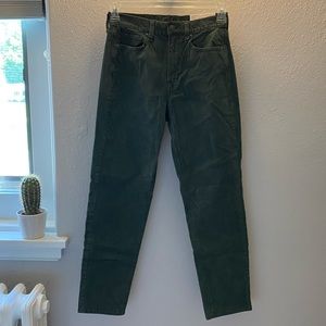 American Eagle green corduroy pants
